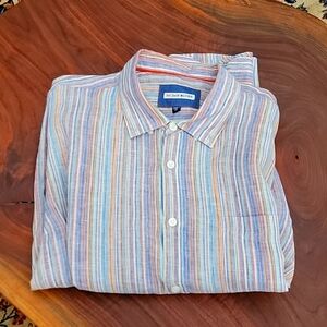 Men's multi color Linen Shirt